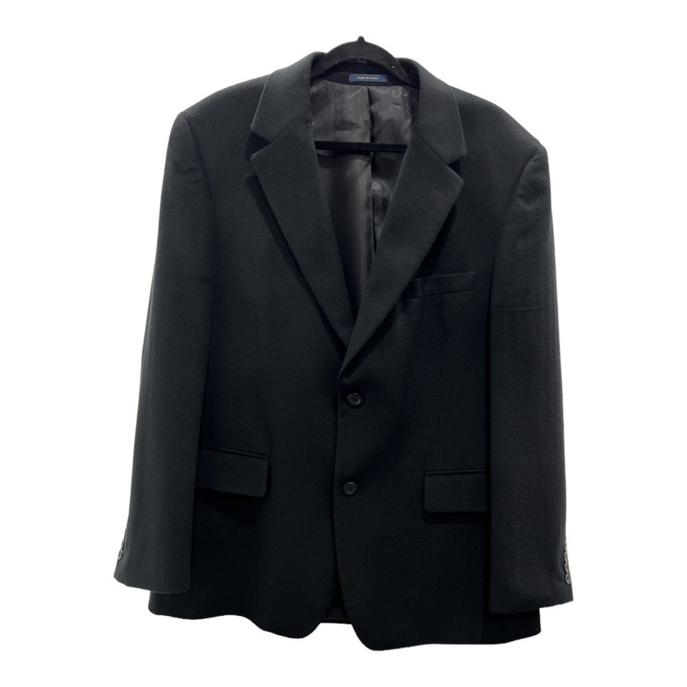 Club Room Macy’s Men’s Black Sports Coat Ultraluxe size 42R Black - Picture 12 of 12